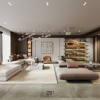 طراحی اختصاصی هر طبقه در مجتمع مسکونی لواسان